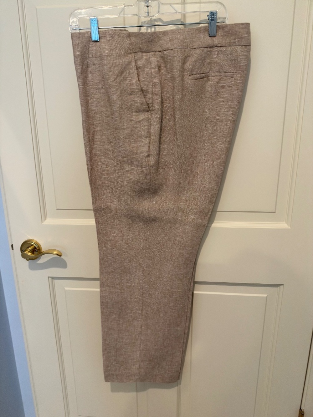 Talbots Petite Linen Pants | Taupe | 16P